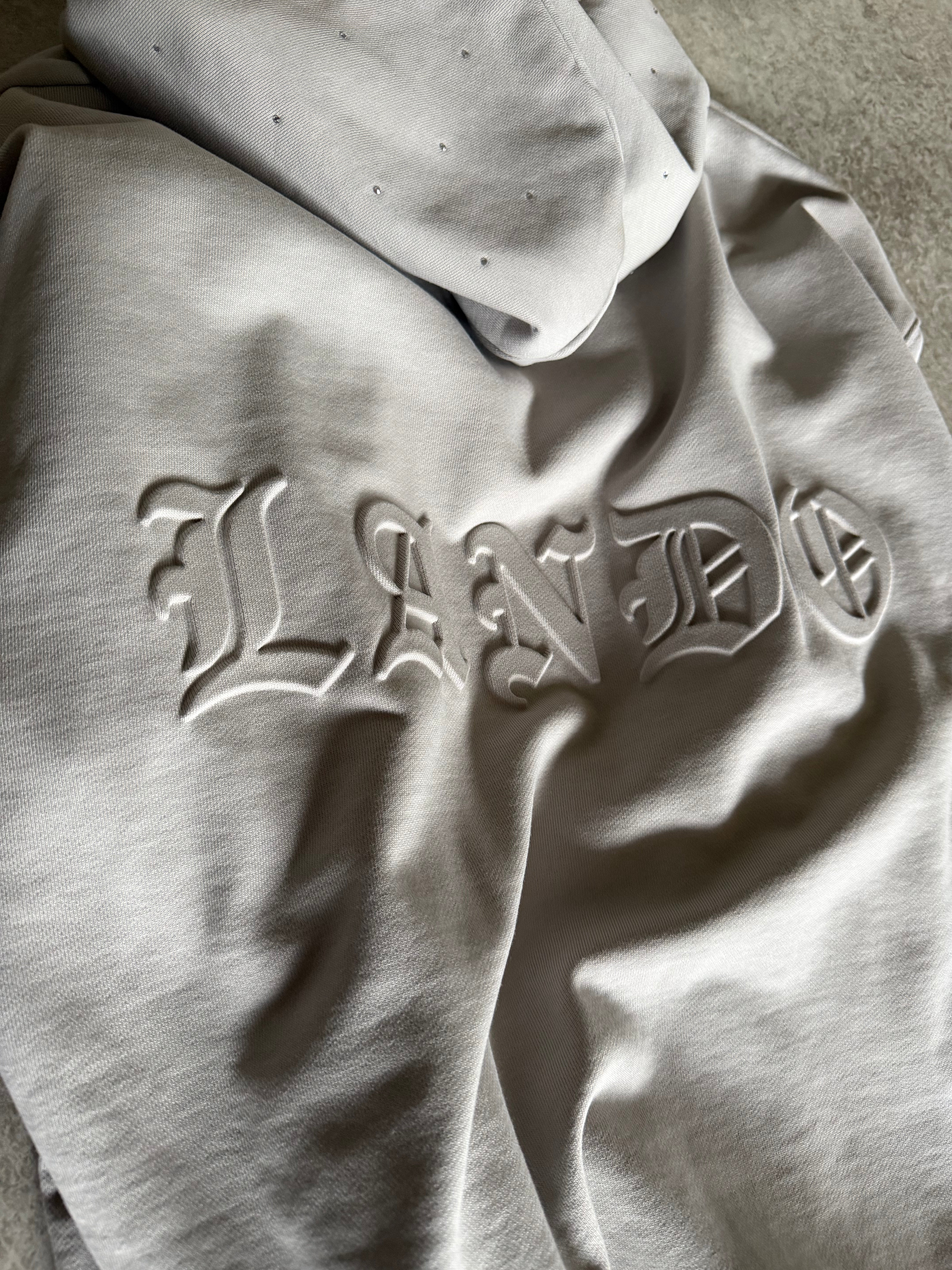 LANDO 'WOLF GREY' HEAVYWEIGHT HOODIE
