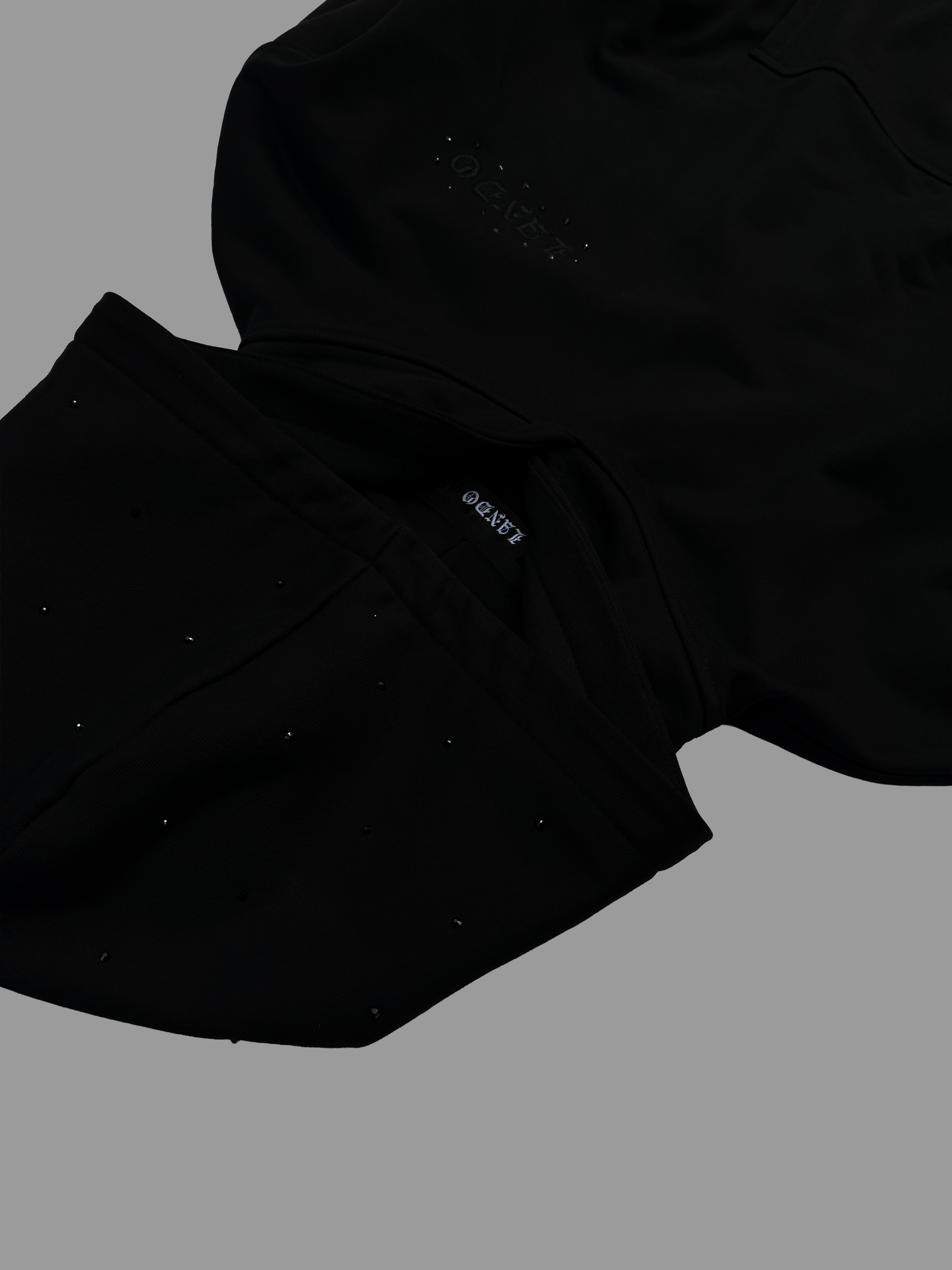 LANDO 'MIDNIGHT BLACK' HEAVYWEIGHT HOODIE